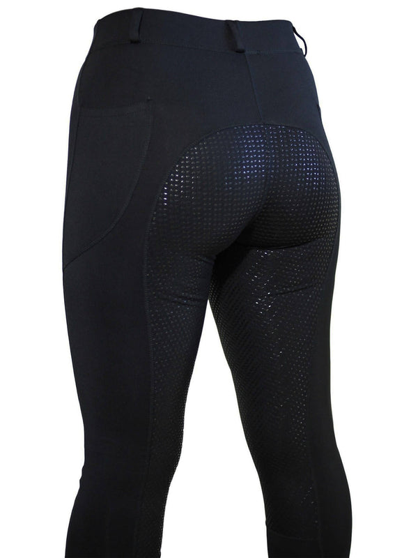 Horse Riding Tights In Black, Available In Sizes 6-28