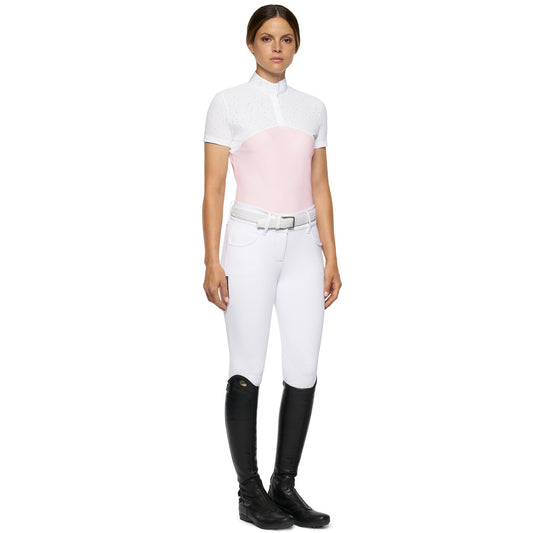 Cavalleria Toscana Crochet and Jersey Competition Polo-Trailrace Equestrian Outfitters-The Equestrian