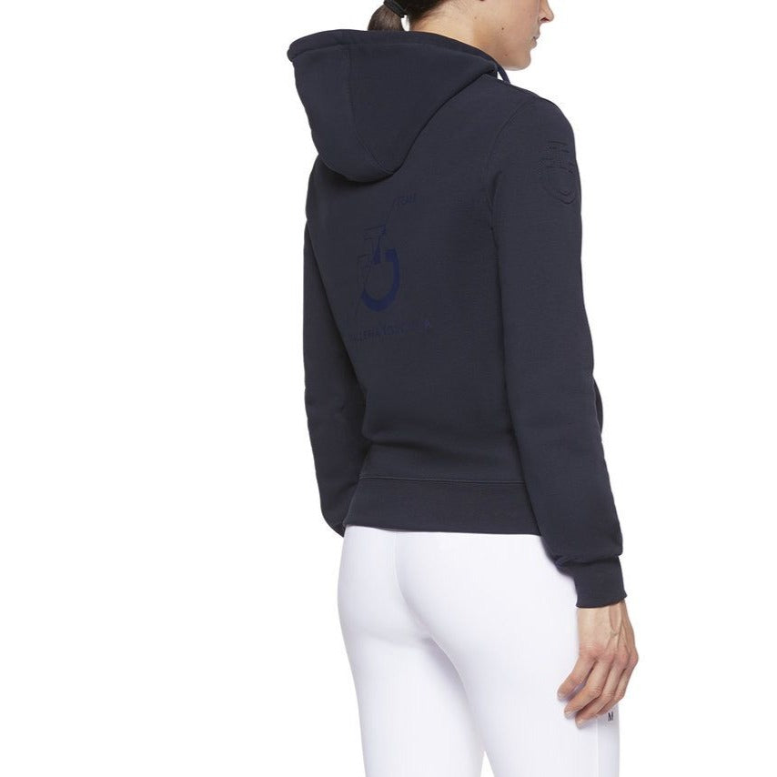 Cavalleria Toscana CT Team Ladies Zip Sweatshirt-Trailrace Equestrian Outfitters-The Equestrian