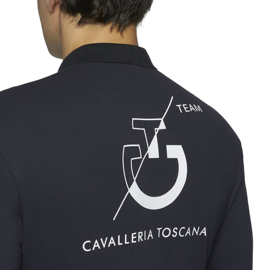 Cavalleria Toscana CT Team Men's Training Polo-Trailrace Equestrian Outfitters-The Equestrian