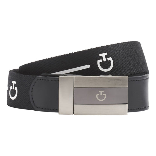 Cavalleria Toscana Embossed Logo Belt-Trailrace Equestrian Outfitters-The Equestrian