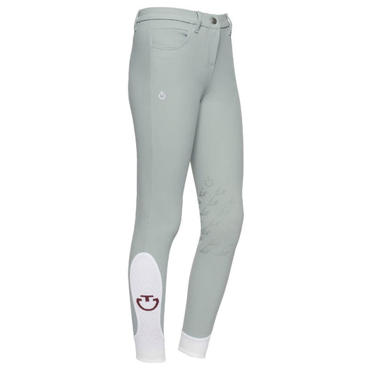 Cavalleria Toscana Girls Pattern Knee Grip Breeches-Trailrace Equestrian Outfitters-The Equestrian
