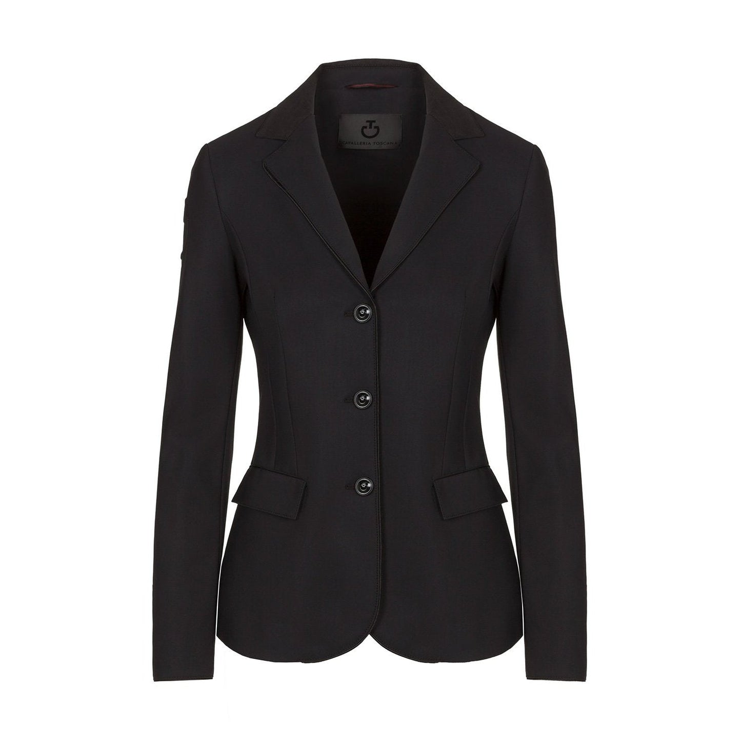Cavalleria Toscana Ladies GP Riding Jacket - Black-Trailrace Equestrian Outfitters-The Equestrian