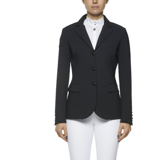 Cavalleria Toscana Ladies GP Riding Jacket -Navy-Trailrace Equestrian Outfitters-The Equestrian