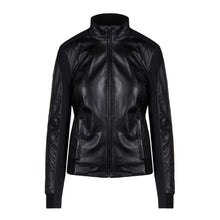 Cavalleria Toscana Leather & Jersey Bomber -  Cavalleria Toscana