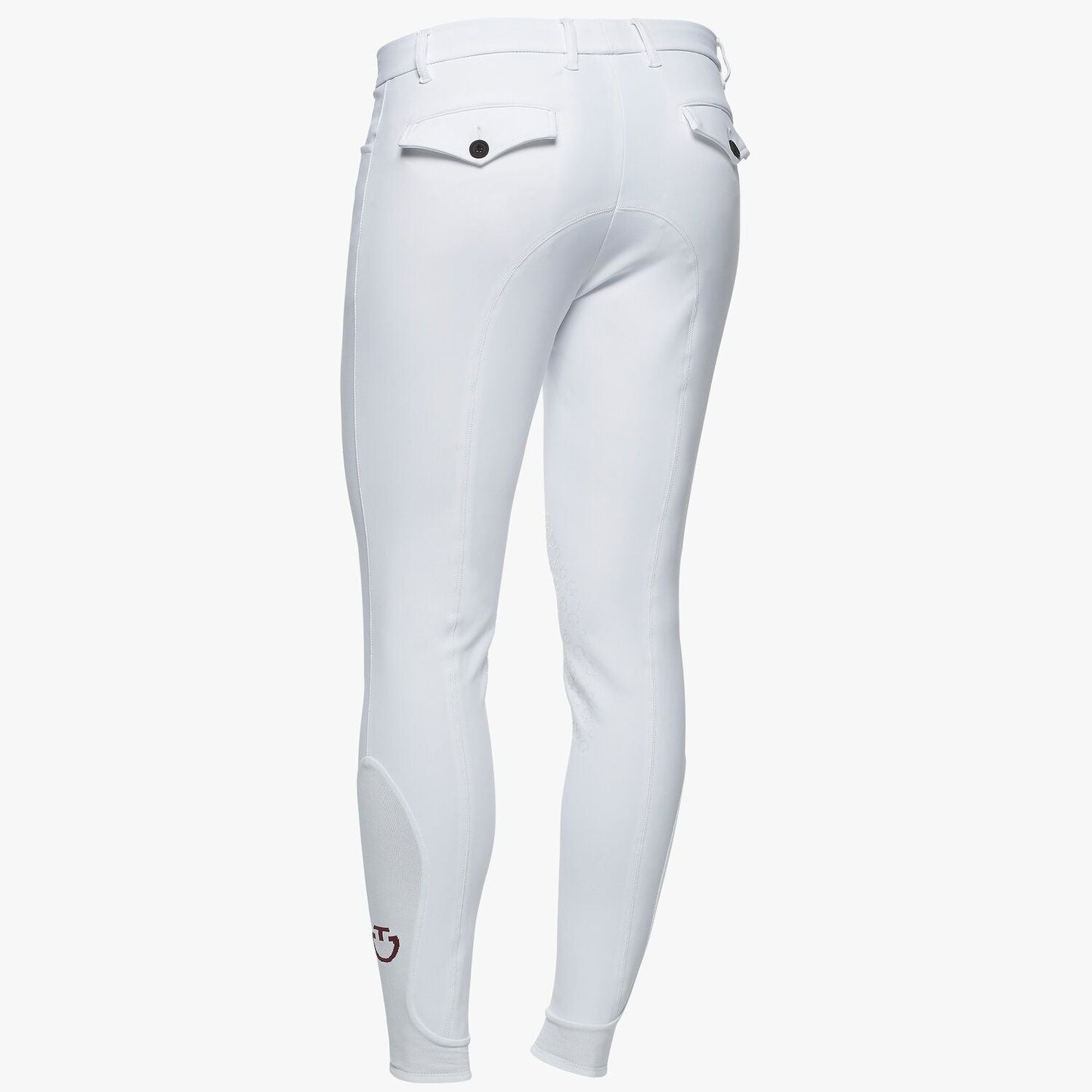Cavalleria Toscana Men's New Grip System Breeches - White-Trailrace Equestrian Outfitters-The Equestrian