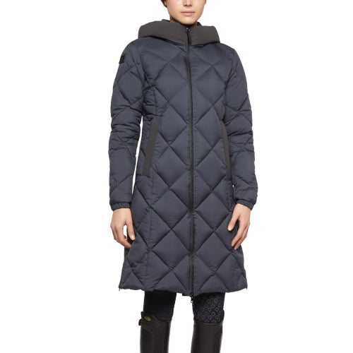Cavalleria Toscana Quilted Hooded Long Parka-Trailrace Equestrian Outfitters-The Equestrian