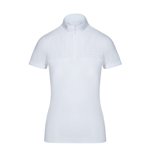 Cavalleria Toscana Square Perforated Zip Polo-Trailrace Equestrian Outfitters-The Equestrian