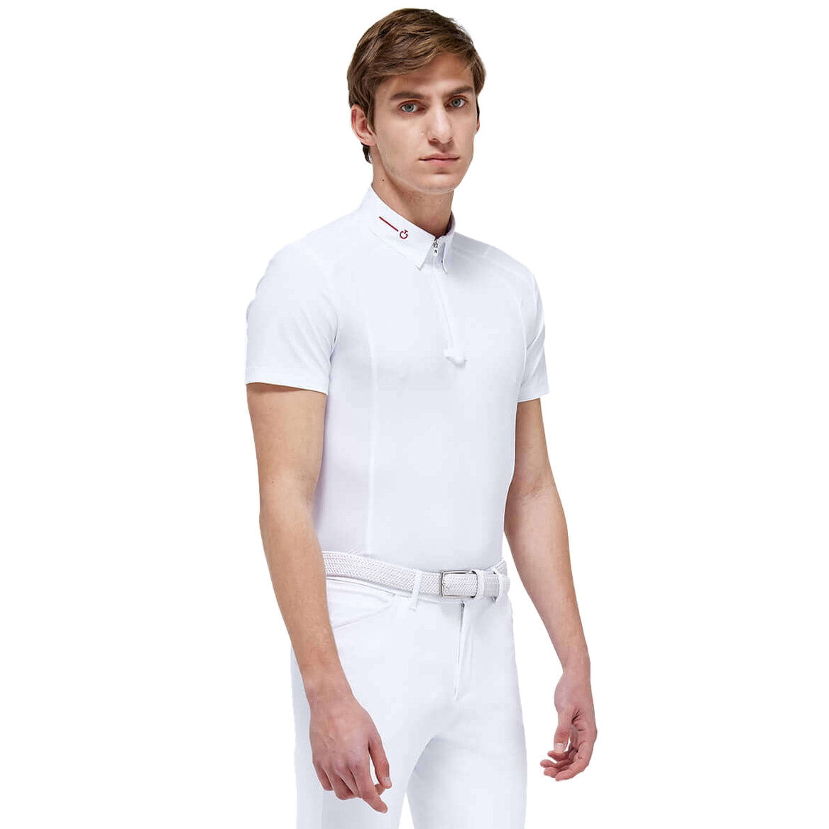 Cavalleria Toscana REVO Mesh Comp polo S/S