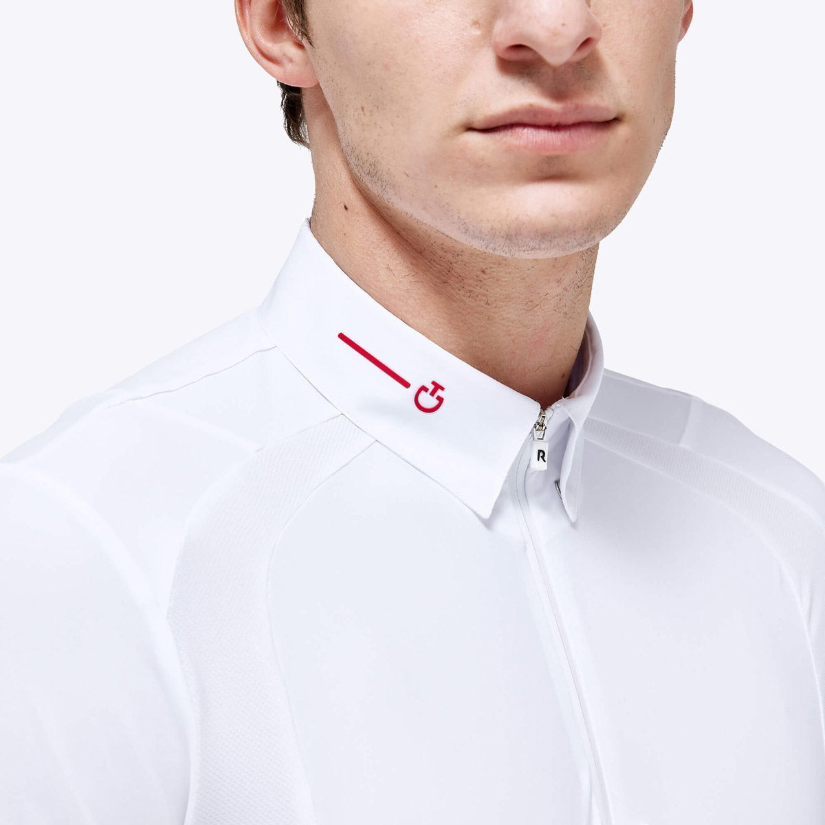 Cavalleria Toscana REVO Mesh Comp polo S/S