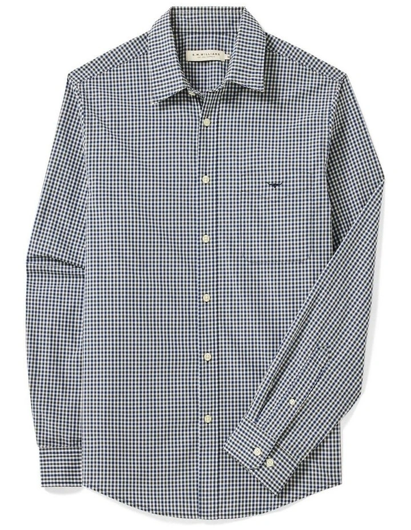 RM Williams Classic Poplin Check Longsleeve Shirt