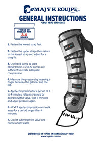 Majyk Equipe Cool Compression Gel Ice Boots Silver