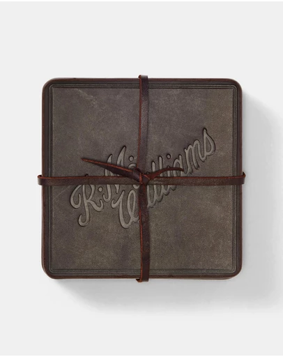 RM Williams Script Logo 4pc Coaster Set