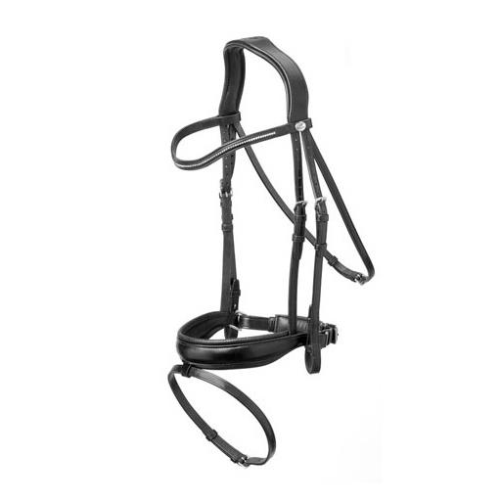 Prestige E134 Sport Window Dressage Bridle Black Full
