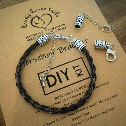 DIY Horsehair Bracelet Kit. Make your own (A)-Living Horse Tales Jewellery By Monika-The Equestrian