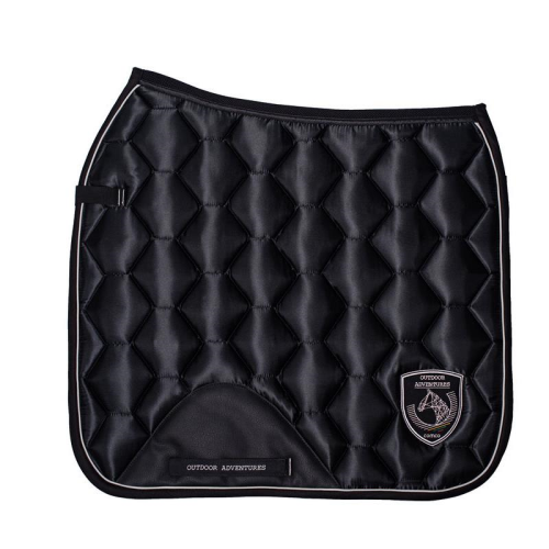 Dressage Honeycomb Quilted Satin Saddle Pad-Trailrace Equestrian Outfitters-The Equestrian