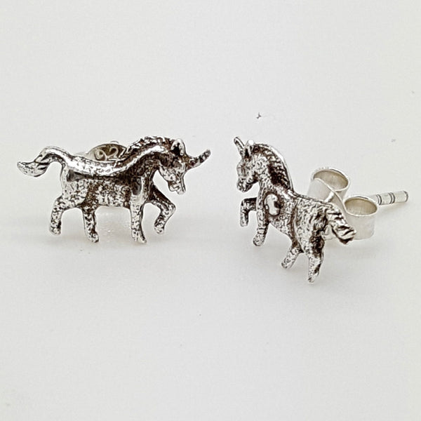 Mountain Creek Jewellery Sterling Silver Unicorn Stud Earrings