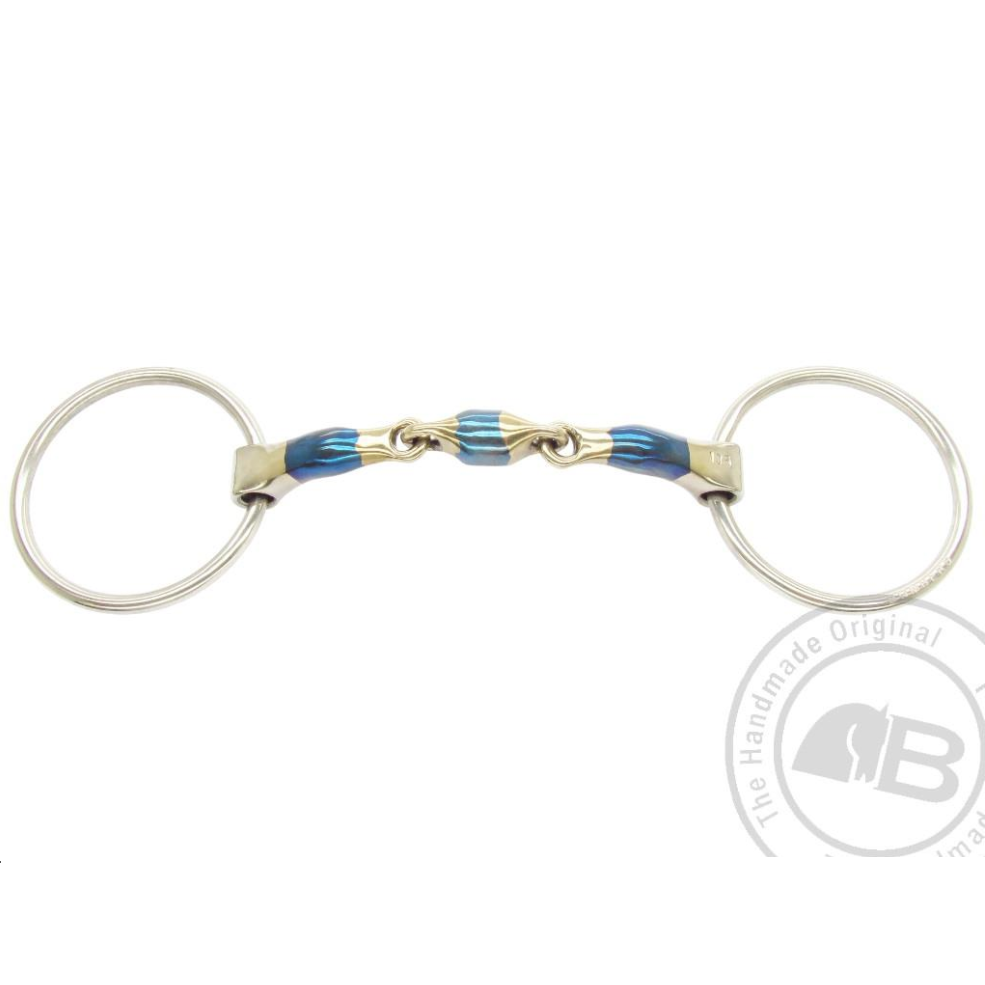 Elliptical Loose Ring Bombers Bit-Trailrace Equestrian Outfitters-The Equestrian