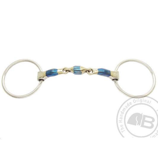 Elliptical Loose Ring Bombers Bit-Trailrace Equestrian Outfitters-The Equestrian