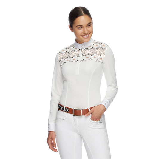 Emcee Arielle Long Sleeve Show Shirt-Southern Sport Horses-The Equestrian
