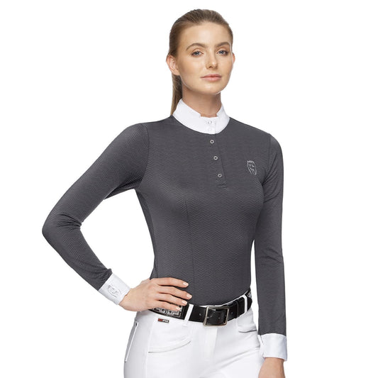 Emcee Cyra Long Sleeve Show Shirt-Southern Sport Horses-The Equestrian