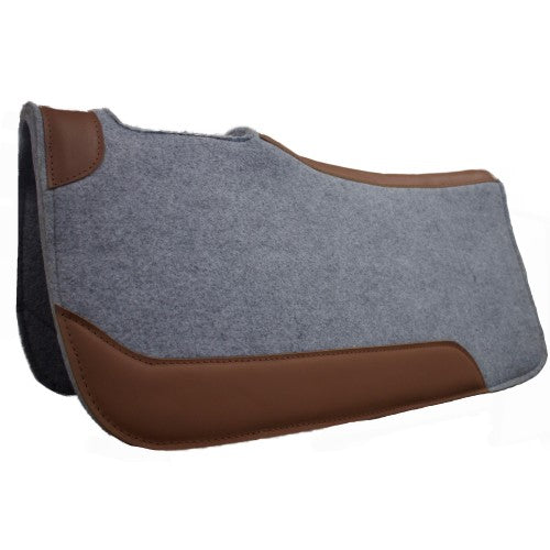 Fort Worth Contoured Felt Saddle Pad-Trailrace Equestrian Outfitters-The Equestrian