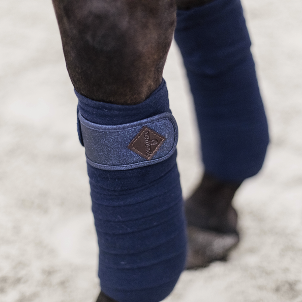 Glitter Kentucky Horsewear Polar Fleece Bandages-Trailrace Equestrian Outfitters-The Equestrian
