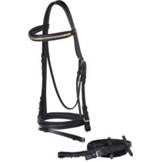 Hanoverian Bridle by Jeremy & Lord with Clincher Design-Southern Sport Horses-The Equestrian