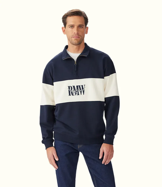 RM Williams Heritage Jumper Navy