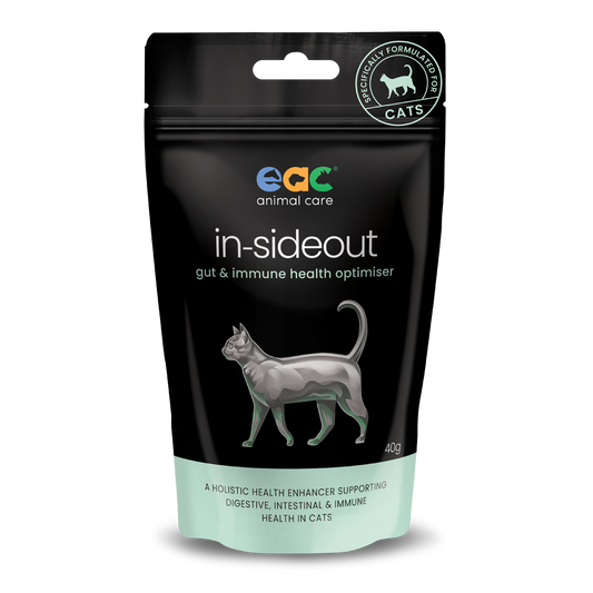 in-sideout Cat Formula - Pre & Probiotic Nutraceutical Supplement For Cats-EAC Animal Care-The Equestrian