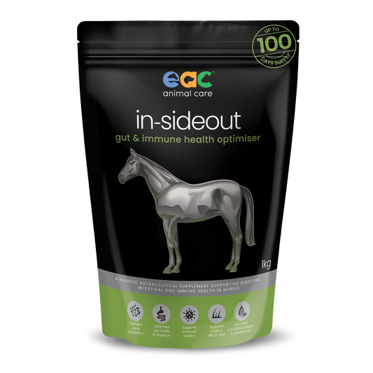 in-sideout horse - Pre & Probiotic, Nutraceutical & Gut Health Supplement For Horse & Ponies-EAC Animal Care-The Equestrian
