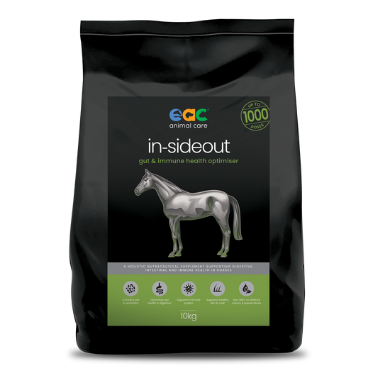 in-sideout horse - Pre & Probiotic, Nutraceutical & Gut Health Supplement For Horse & Ponies-EAC Animal Care-The Equestrian
