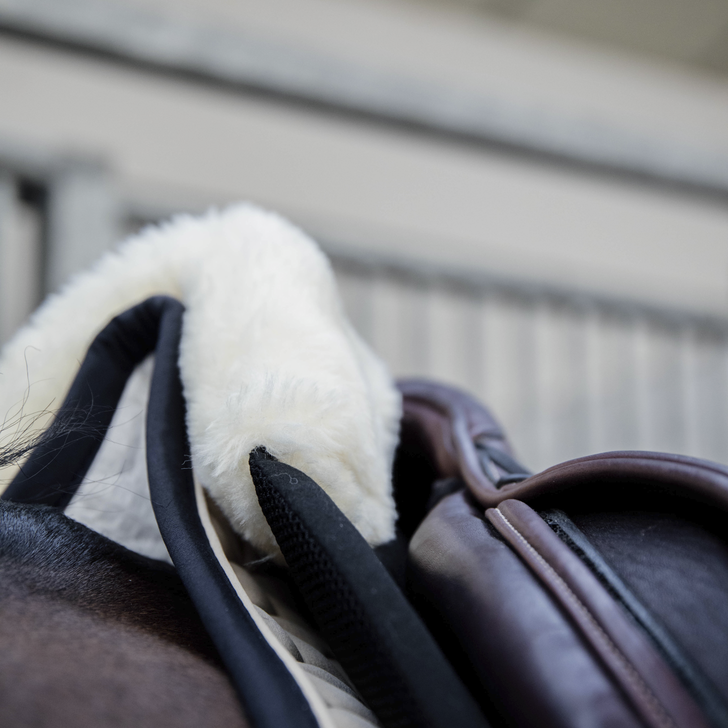 Kentucky Horsewear Half Pad Impact Equalizer- Sheepskin-Trailrace Equestrian Outfitters-The Equestrian