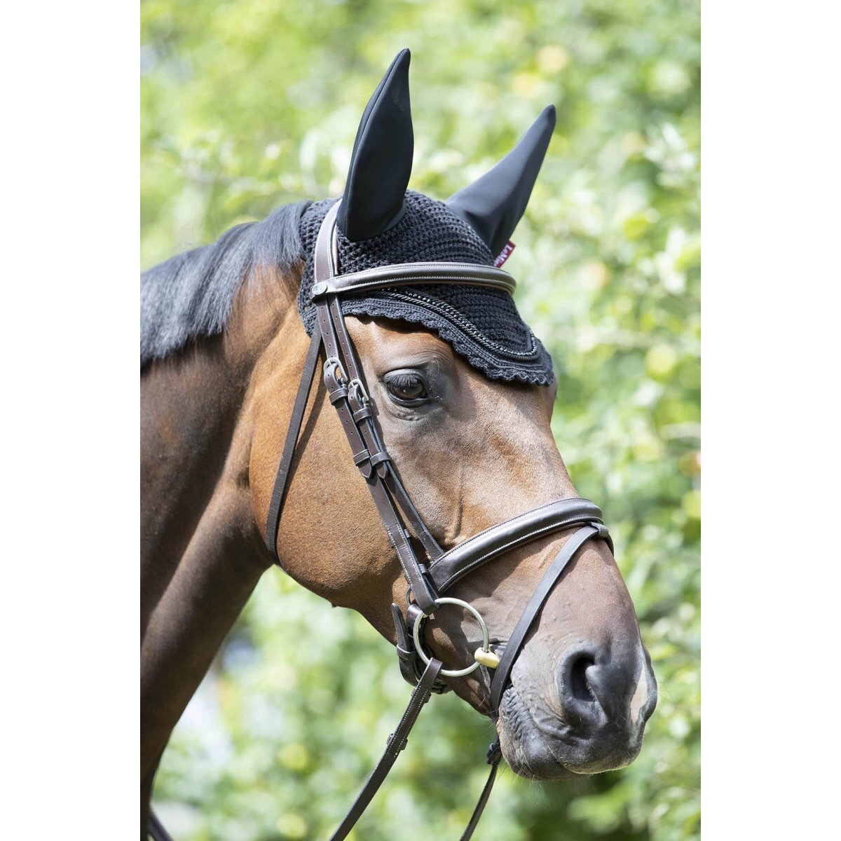 LeMieux Acoustic Diamanté Fly Hood-Southern Sport Horses-The Equestrian