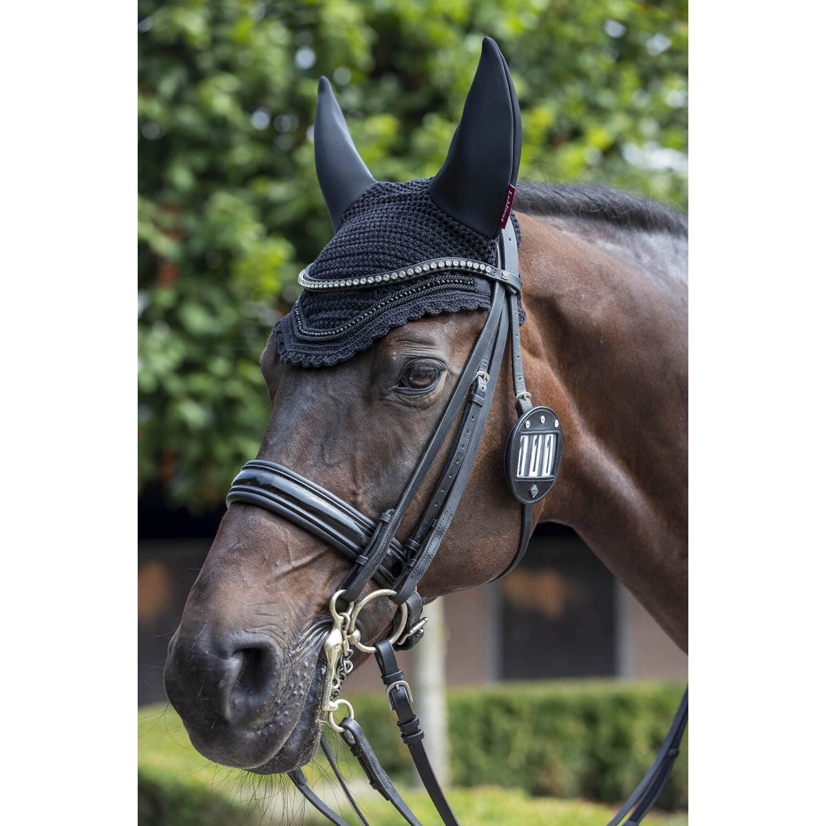 LeMieux Acoustic Diamanté Fly Hood-Southern Sport Horses-The Equestrian