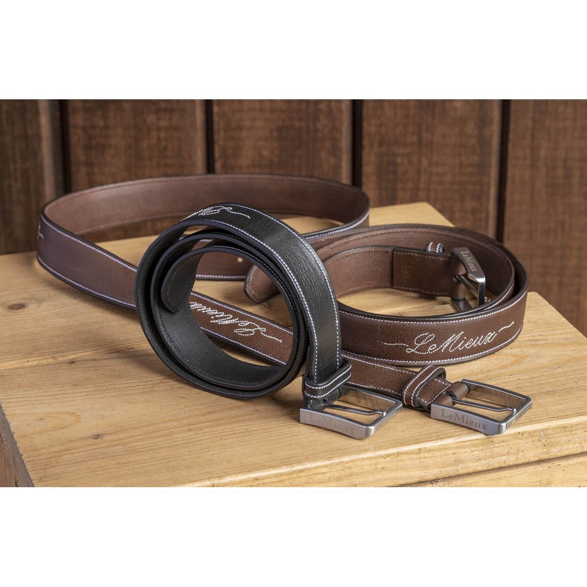 LeMieux Signature Leather Belt-Southern Sport Horses-The Equestrian