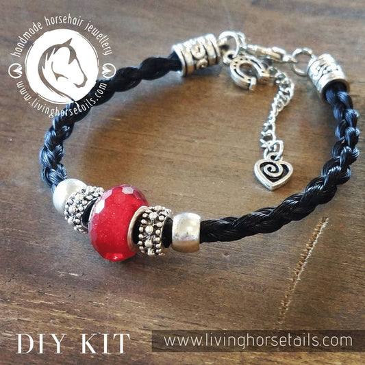 DIY Kit for Horsehair Beaded Necklace (A)