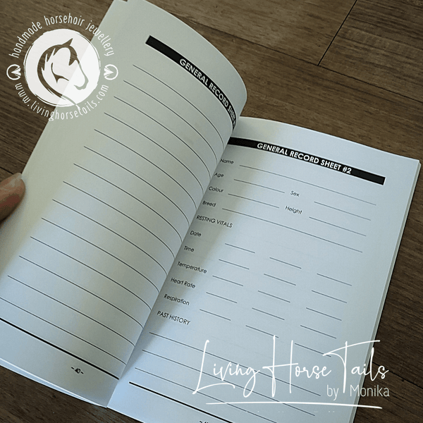 Medical & First Aid Record Book for Your Horse - Know Your Horse
