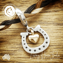 Living Horse Tails Sterling Silver Horseshoe Beads Custom jewellery Monika Australia horsehair keepsake