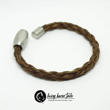 Unisex Mens Stainless Steel Magnetic Clasp Horsehair Braided Bracelet Bracelet Living Horse Tails Handmade Jewellery Custom Horse Hair Keepsakes Australia