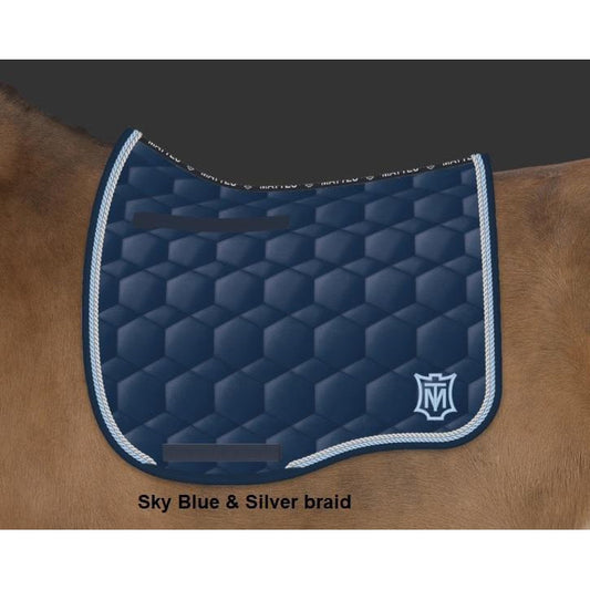 Mattes Eurofit Dressage Plain - Blue Sheen-Trailrace Equestrian Outfitters-The Equestrian