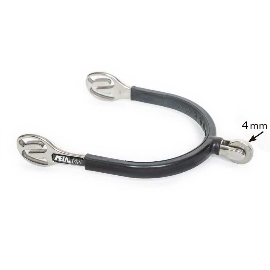 Metalab SS Rubber Spur - 4mm Round Rowel-Trailrace Equestrian Outfitters-The Equestrian