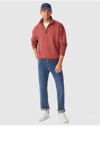 RM Williams Mulyungarie 1/4 Zip Sweatshirt