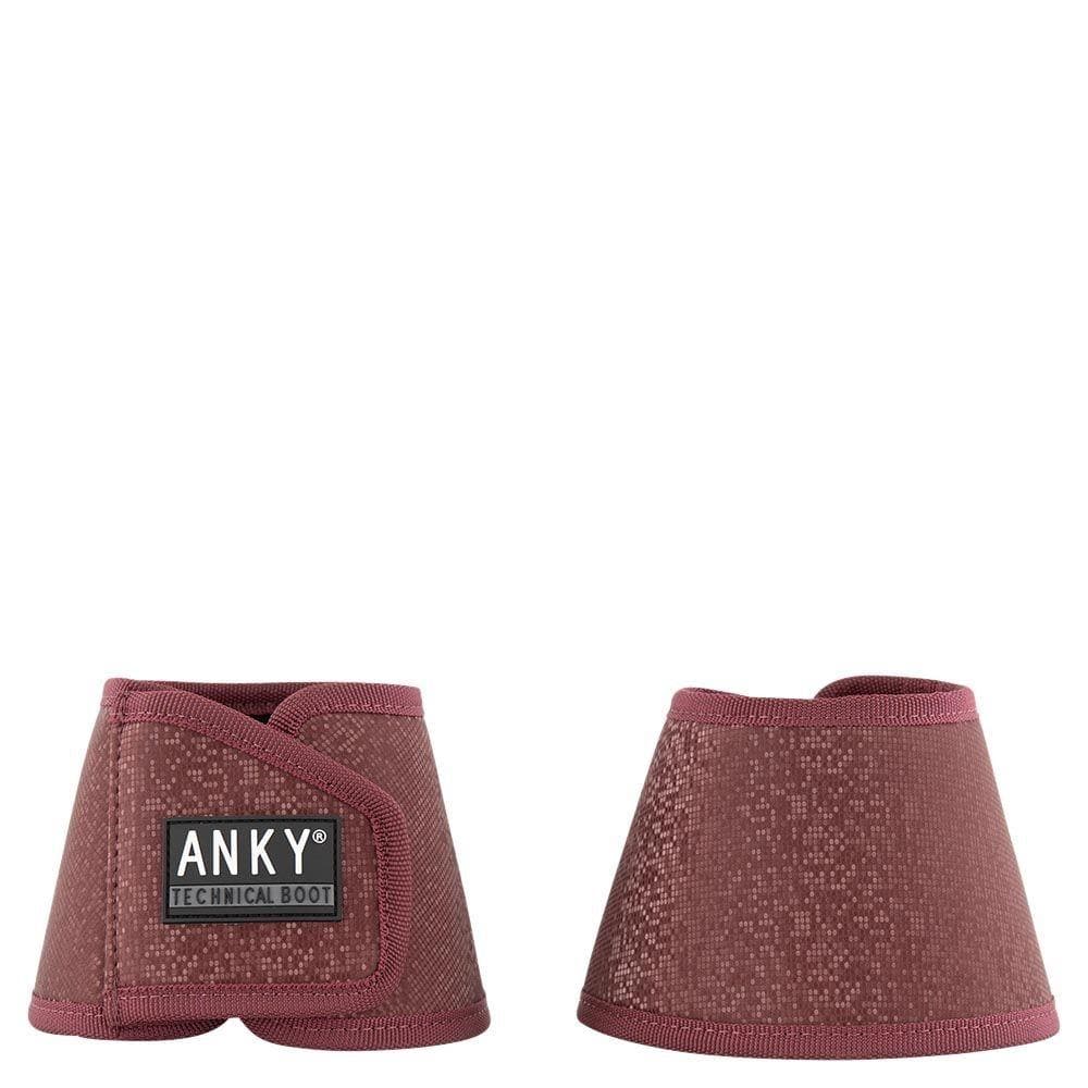 ANKY technical boot bell boots in maroon, protective equestrian gear.