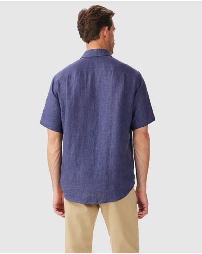 RM Williams Newman Linen SS Shirt