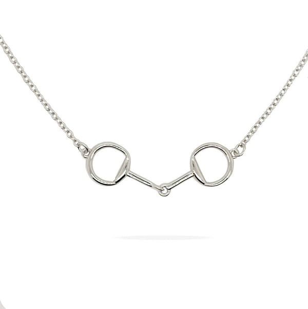 Mountain Creek Jewellery Horse Snaffle Bit and Chain Sterling Silver Necklace