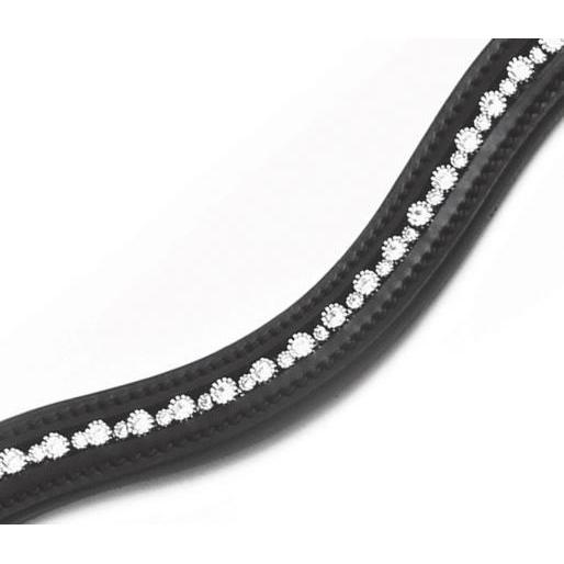 Premier Equine Bergamo Shaped Diamante Browband-Southern Sport Horses-The Equestrian