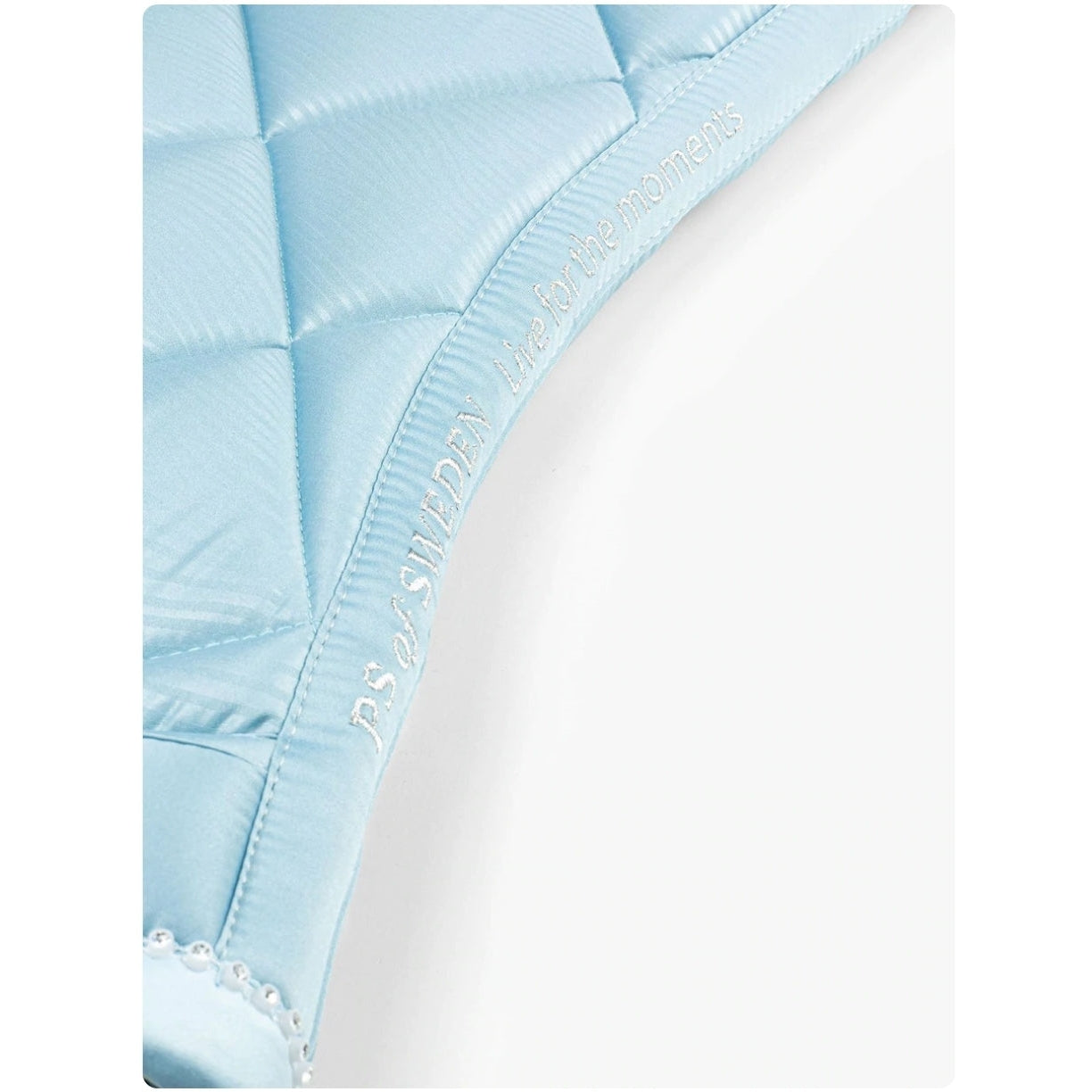 PSOS Dressage Pad - Wave - Stone Blue "live for the moments"-Vivarchie Equestrian-The Equestrian