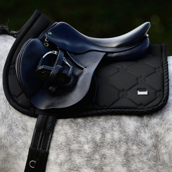 PSOS Jump Pad Black Ruffle "Boss Bitch Mode!" -Vivarchie Equestrian-The Equestrian