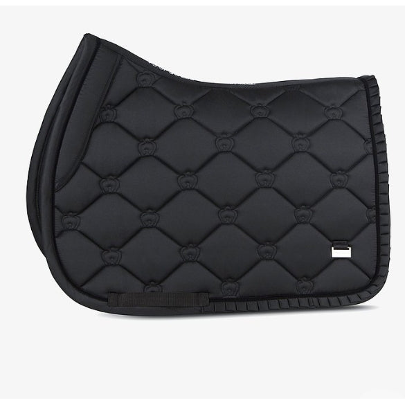 PSOS Jump Pad Black Ruffle "Boss Bitch Mode!" -Vivarchie Equestrian-The Equestrian